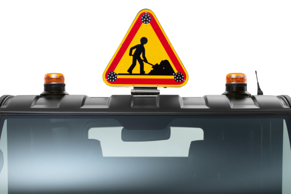Mopedbiler fra AIXAM D-Truck Warning light