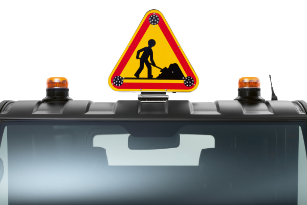 Mopedbiler fra AIXAM D-Truck Warning light